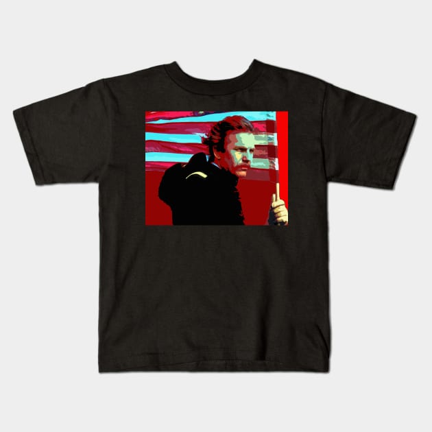 kevin costner Kids T-Shirt by oryan80